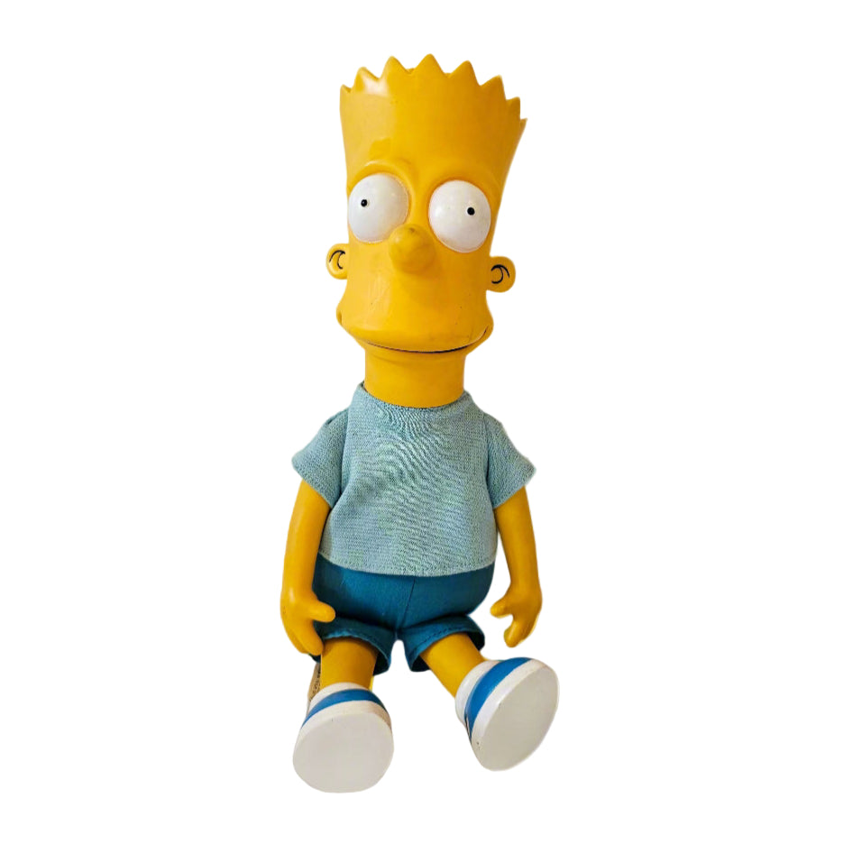 Vtg The Simpsons Bart Simpson Hard Head Plush (1990)
