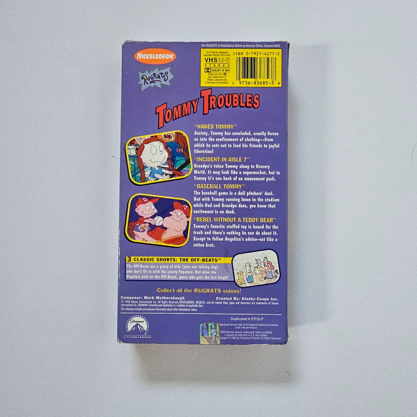 Vtg Rugrats Tommy Troubles (1996)