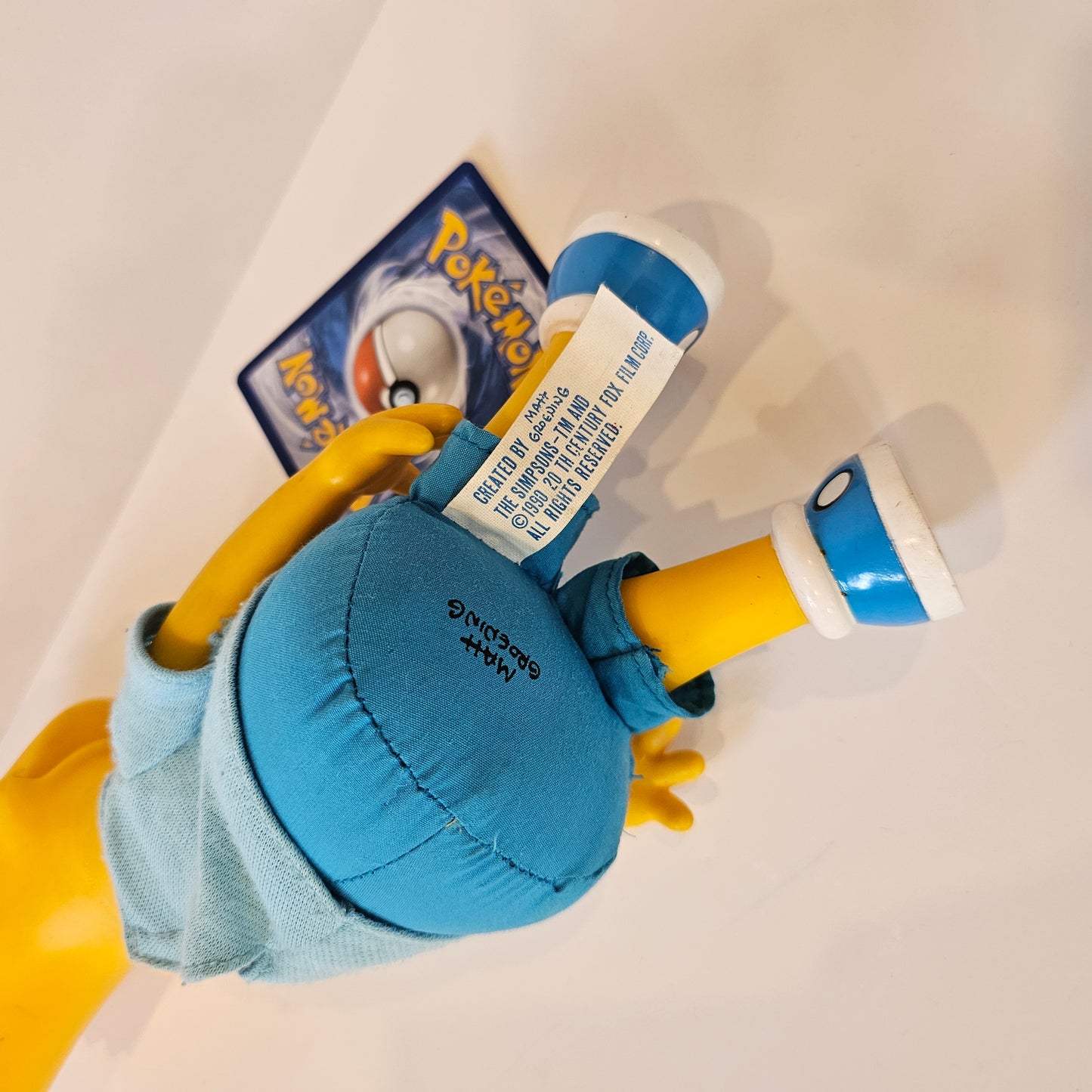Vtg The Simpsons Bart Simpson Hard Head Plush (1990)