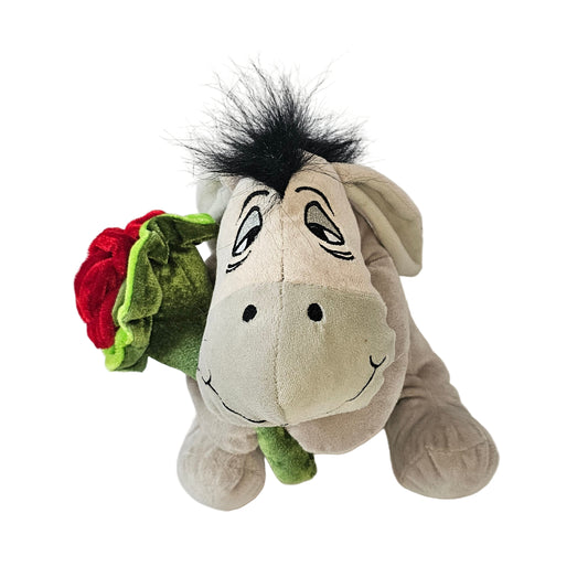 Winnie-the-Pooh Eeyore with Roses Plush